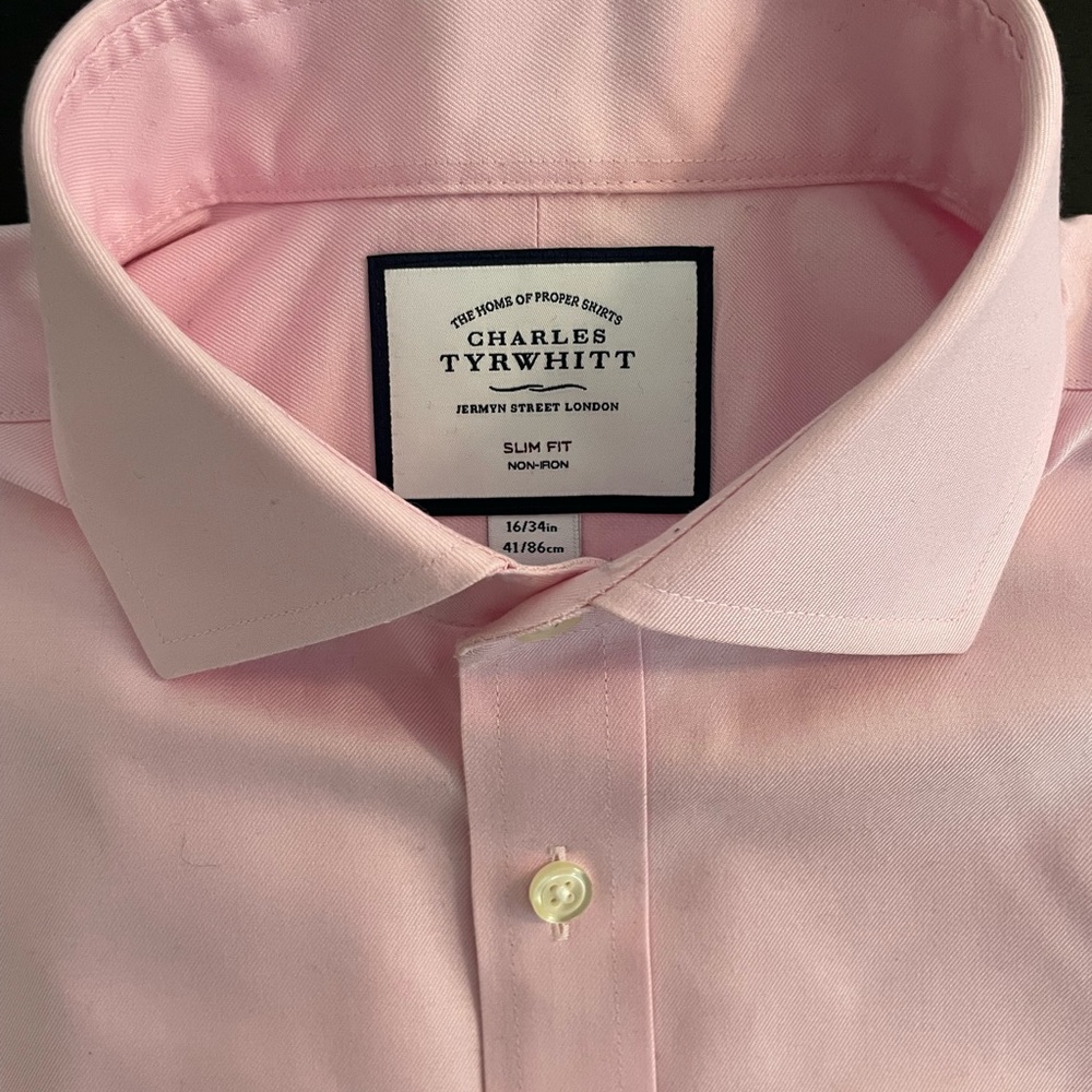 Charles Tyrwhitt Pink Men's Shirt